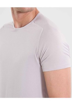 Camiseta Para Hombre Manga Corta Cuello Redondo Color Gris Marca Atmos #32090236