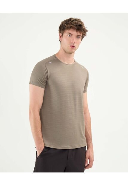 Camiseta Para Hombre Manga Corta Cuello Redondo Color Verde Marca Atmos #32090210