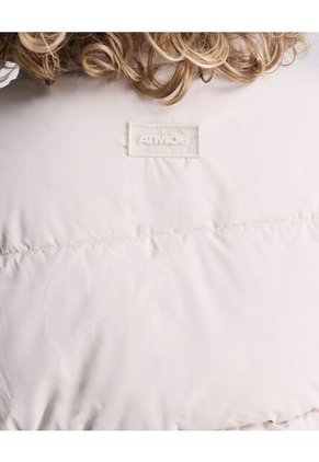 Chaqueta Para Mujer Acolchada Color Gris Claro Marca Atmos #31080041