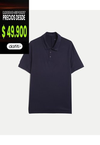 Polo Manga Corta Básica Training Oneal  Para Hombre Azul Atmos Atmos