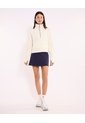 Chaqueta Acolchada Cuello Alto  Para Mujer Marfil Atmos de Atmos