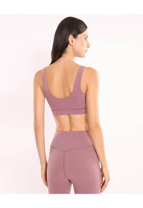 Top Para Mujer Soporte Medio Color Morado Marca Atmos #31220187