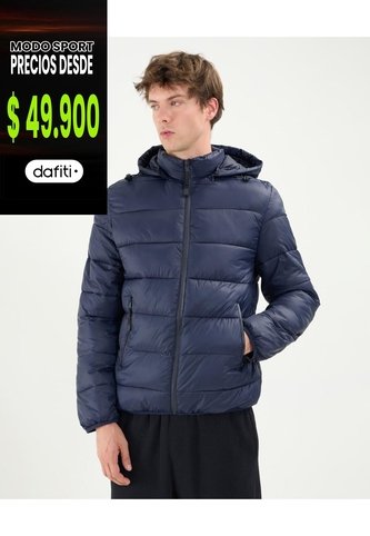 Chaqueta Acolchada  Para Hombre Azul Atmos Atmos