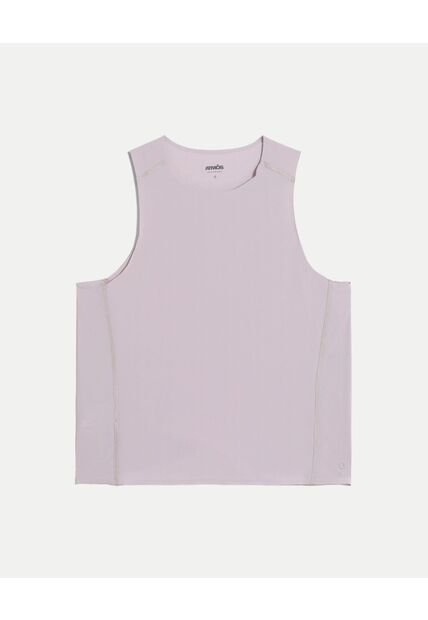 Camiseta Para Mujer Manga Sisa Cuello Redondo Color Gris Marca Atmos #31090272