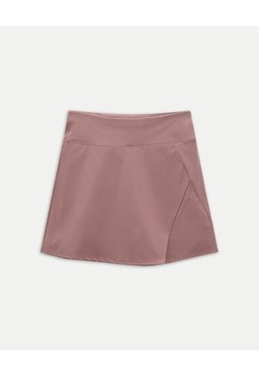 Falda Para Mujer Medio Color Café Marca Atmos #31140026