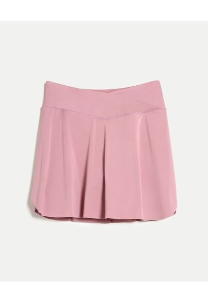 Falda Para Mujer Medio Color Lila Marca Atmos #31140027