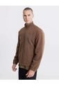 Chaqueta  Para Hombre Shearling Color Café Marca Atmos #32080062 de Atmos