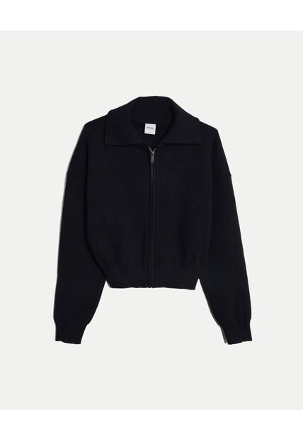 Saco  Para Mujer Abierto Color Negro Marca Atmos #31330006