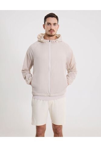 Chaqueta  Para Hombre Deportiva Color Beige Marca Atmos #32080054 Atmos