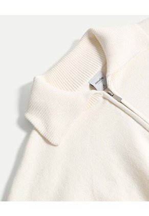 Saco  Para Mujer Abierto Color Blanco Marca Atmos #31330005