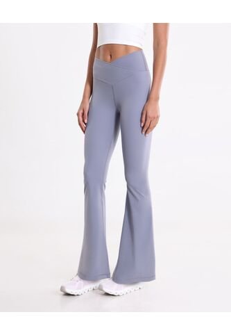 Leggins Flare  Para Mujer Largo Color Lila Marca Atmos #31230132 Atmos