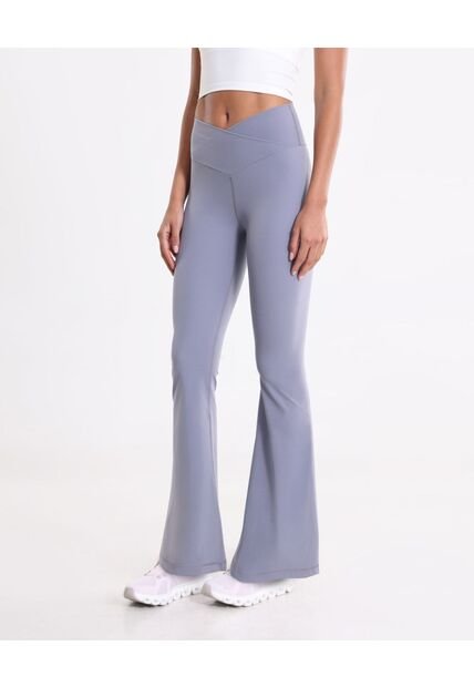 Leggins Flare  Para Mujer Largo Color Lila Marca Atmos #31230132