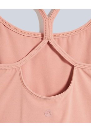 Camiseta Para Mujer Crop Top Manga Sisa Color Rosa Marca Atmos #31090169