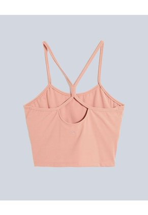 Camiseta Para Mujer Crop Top Manga Sisa Color Rosa Marca Atmos #31090169