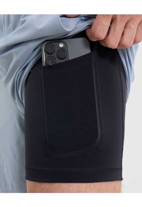 Bermuda Para Hombre Deportiva Corto Color Gris Marca Atmos #32100109