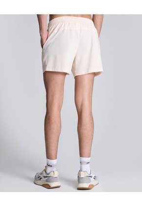 Bermuda Para Hombre Deportiva Largo Color Crema Marca Atmos #32100074