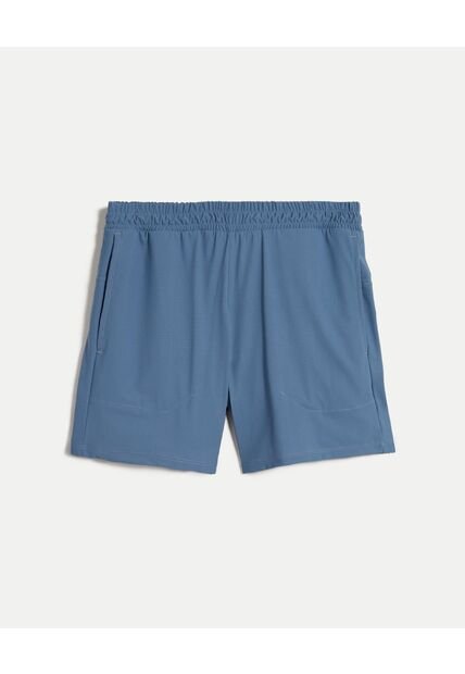 Bermuda Para Hombre Deportiva Corto Color Azul Marca Atmos #32100111