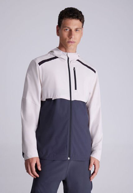 Chaqueta Para Hombre Deportiva Color Beige Marca Atmos #32080017