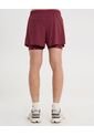 Bermuda Para Hombre Deportiva Corto Color Vino Marca Atmos #32100107 de Atmos