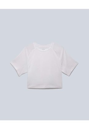 Camiseta Para Mujer Manga Corta Cuello Redondo Color Marfil Marca Atmos #31090063