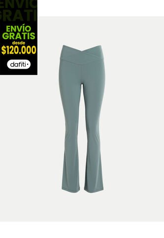 Leggins  Para Mujer Largo Color Verde Marca Atmos #31230130 Atmos