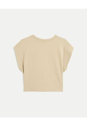 Camiseta Para Mujer Manga Corta Cuello Redondo Color Verde Marca Atmos #31090253