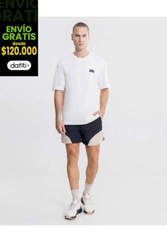 Bermuda  Para Hombre Deportiva Corto Color Negro Marca Atmos #32100148 Atmos