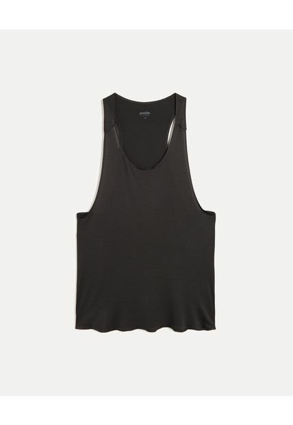 Camiseta Para Hombre Manga Sisa Cuello Redondo Color Negro Marca Atmos #32090206