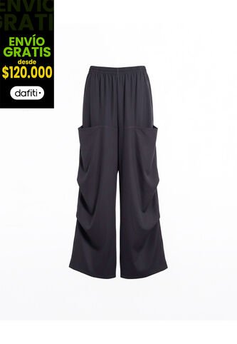 Pantalón  Para Mujer Moda Color Negro Marca Atmos #31070106 Atmos