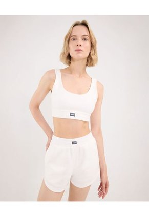 Top Para Mujer Color Marfil Marca Atmos #31220154