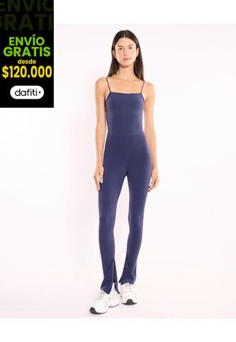 Enterizo  Para Mujer Manga Sisa Color Azul Marca Atmos #31320036 Atmos