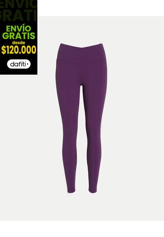 Leggins  Para Mujer Largo Color Morado Marca Atmos #31230125 Atmos
