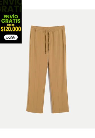 Pantalón  Para Hombre Moda Color Camel Marca Atmos #32070109 Atmos