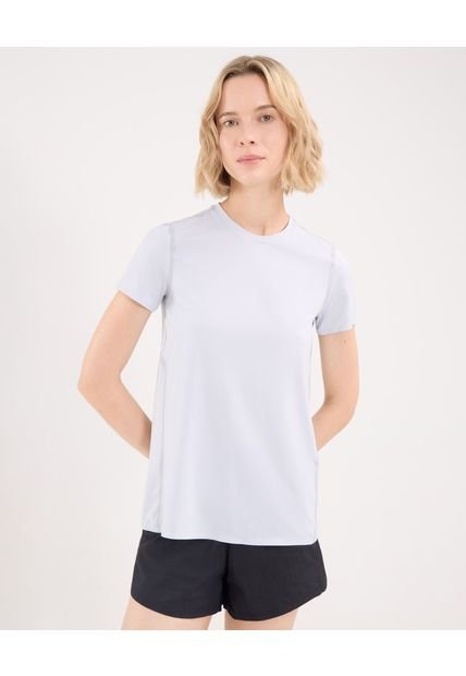 Camiseta Para Mujer Manga Corta Cuello Redondo Color Azul Marca Atmos #31090240