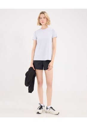 Camiseta Para Mujer Manga Corta Cuello Redondo Color Azul Marca Atmos #31090240