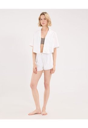 Short Para Mujer Multiusos Punto Color Marfil Marca Atmos #31190096