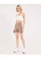 Short Para Mujer Multiusos Punto Color Beige Marca Atmos #31190098 de Atmos
