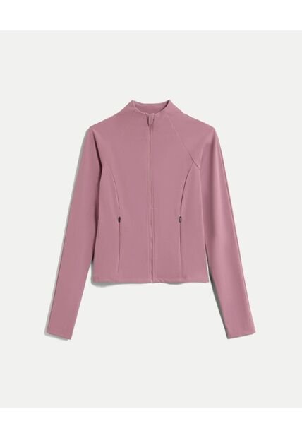 Buzo Para Mujer Cuello Alto O Cuello Tortuga Color Morado Marca Atmos #31060074