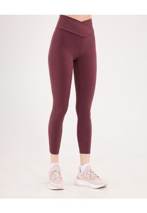 Leggins Para Mujer Largo Color Vino Marca Atmos #31230067
