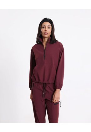 Chaqueta  Para Mujer Deportiva Color Vino Marca Atmos #31080085