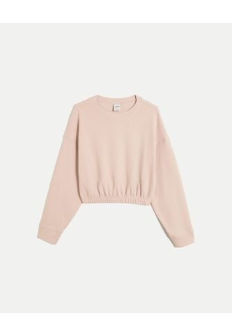 Buzo Para Mujer Cuello Redondo Color Beige Marca Atmos #31060072 Atmos