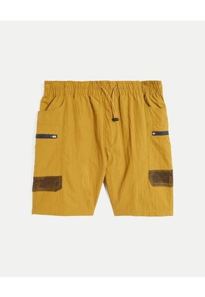 Bermuda Para Hombre Cargo Color Dorado Marca Atmos #32100101