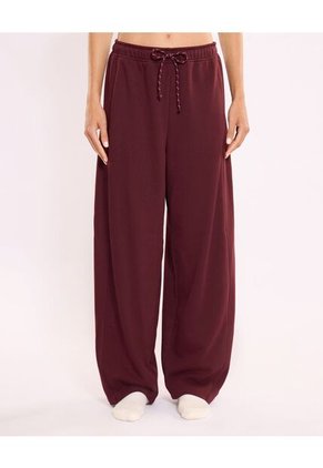 Pantalón  Para Mujer Moda Color Vino Marca Atmos #31070116