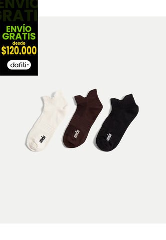 Medias Para Mujer Invisible Color Vino Marca Atmos #31980045 Atmos