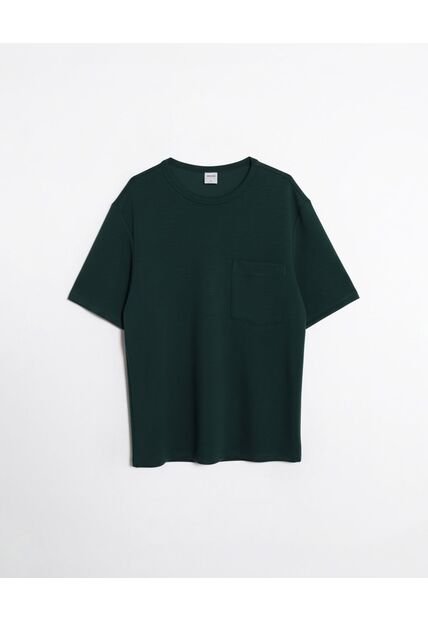 Camiseta  Para Hombre Manga Corta Cuello Redondo Color Verde Marca Atmos #32090284