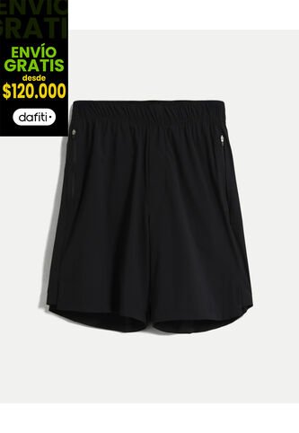 Bermuda Para Hombre Biker Interno Largo Color Negro Marca Atmos #32100155 Atmos