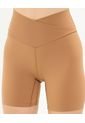 Short Para Mujer Multiusos Punto Color Camel Marca Atmos #31190093 de Atmos
