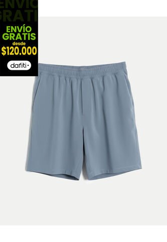 Bermuda Para Hombre Deportiva Largo Color Azul Marca Atmos #32100153 Atmos