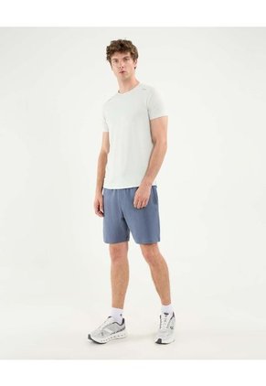 Bermuda Para Hombre Regular Corto Color Gris  Marca Atmos #32100098