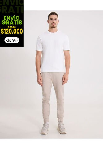 Pantalón Para Hombre Jogger Color Beige Marca Atmos #32070088 Atmos